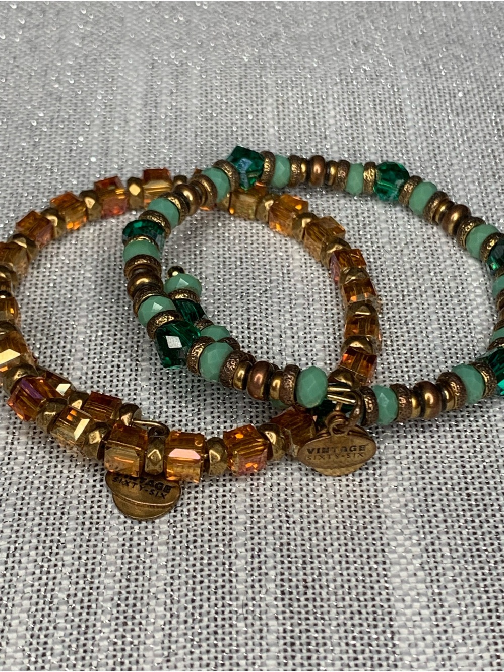 Alex and Ani "The Mystical and The Magical" Gold and Teal Turquoise